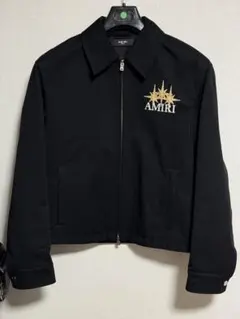 AMIRI STARBURST ZIP BLOUSON JACKET