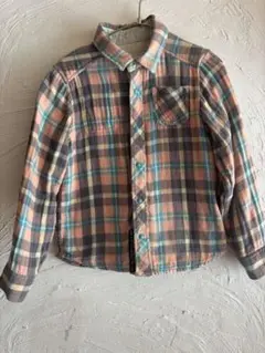 2️⃣ F.O.KIDS エフオーキッズ リバーシブル チェックシャツ120
