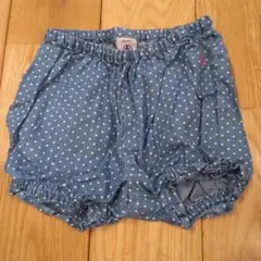 PETIT BATEAU プチバトー　水玉フリルブルマパンツ 18m/81㎝