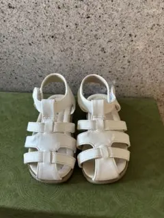 【BeBe】ホワイト サンダル 15.0 cm
