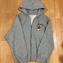 極美品 GU グレムリン コラボ パーカー フード付き グレー Mサイズ