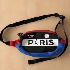 ジョーダン×PSG ボディバッグ ウエストポーチ PARIS 黒 赤 青