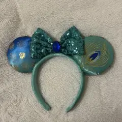 パリ限定　ディズニー ジャスミン アラジン ジーニー カチューシャ