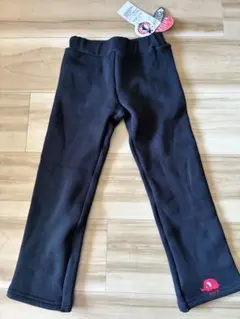 ムージョンジョン　裏起毛　黒 長ズボン 110サイズ