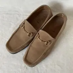GUCCI グッチ　ホースビット　ローファー　スエード　ベージュ　41 26cmのサムネイル