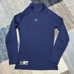 UNDER ARMOUR ネイビー アンダーシャツ YLG 冬用 150