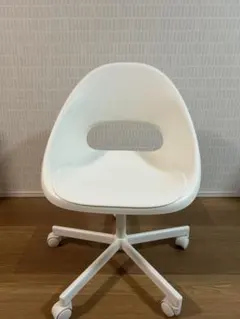 LOBERGET / MALSKÄR ホワイトオフィスチェア