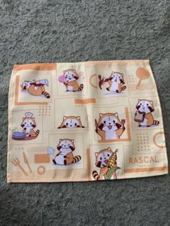 あらいぐまラスカル ランチョンマット 東和銀行　黄色　青2枚セットのサムネイル