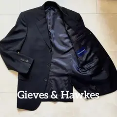 Gieves&Hawkes ネイビー テーラードジャケット ジーヴス＆ホークス