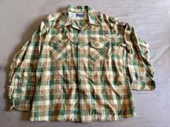 70s PENDLETON ボードシャツ サイズL USA製 オンブレ 古着