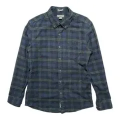 エディーバウアー アウトドア コットン ブラックウォッチ チェック柄 長袖シャツ