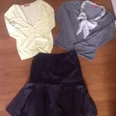 アプワイザーリッシェ♡ニット、カーディガン、スカート