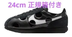 新品】公式完売品 24.5㎝ ナイキ コルテッツ ドット ブラック ホワイト