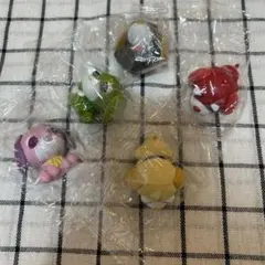 お茶犬　まちぼうけ　全5種 コンプリート　ガチャガチャ　新品未使用