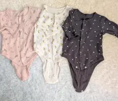 ベビー肌着 ロンパース 3枚セット