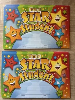 I'm a STAR Student 証書 20枚セット英語教室教材