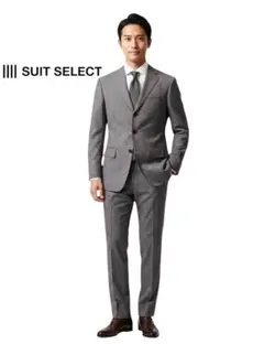 SUIT SELECT｜ウールブレンドグレースーツセットアップAB4