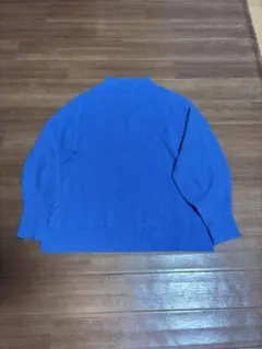 studio CLIP 青 長袖ニット　美品