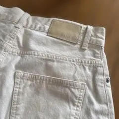 JEANASIS クリーム色 パンツ デニム 白