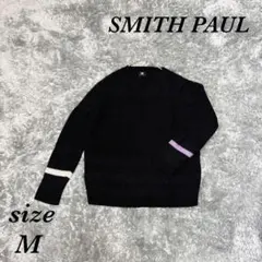 ポールスミス (M) クールネック セーター 肌触り良い モヘヤ 羊毛