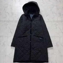 極美品　LAVENHAM BRUNDON ウール　ロングキルティングコート