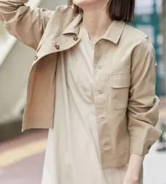 ロペピクニック　春　アウター　ジャケット　コート　ベージュ　38サイズ　M相当