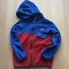 patagonia フリースジャケット 3T 青/赤