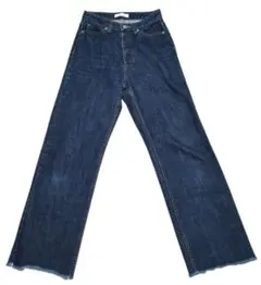 美品　ヴィセンテ デニムパンツ ストレート ハイウエスト 濃紺