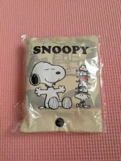 スヌーピー エコバッグ ベージュ
