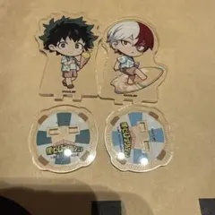 僕のヒーローアカデミア 緑谷出久　轟焦凍　アクリルスタンド