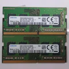Samsung Crucial 4GB DDR4 メモリー 2666MHz