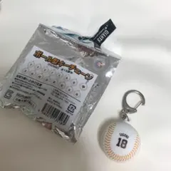 GIANTS ボール型キーチェーン 菅野 18
