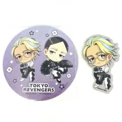 東京リベンジャーズ　ツリービレッジ　モノクロチャイナ　ステッカー　灰谷竜胆