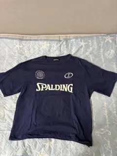SPALDING Tシャツ ネイビー