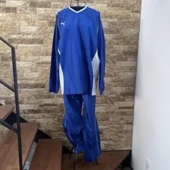 Puma ピステ上下セット 青 XO