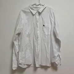 Abercrombie & Fitch ホワイト長袖シャツ XL