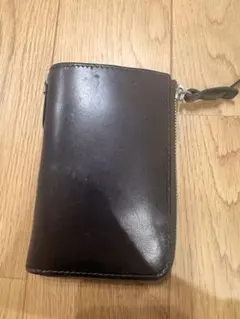 CORBO. ダークブラウン レザー財布のサムネイル