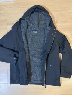 【green label relaxing】着脱式ボア付き マウンテンパーカー