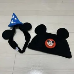 ディズニーリゾート　ミッキー　ベビー 帽子＆ヘアバンド