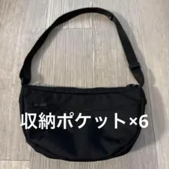 CORDURA ブラック 多機能ウエストバッグ ショルダーバッグ ボディバッグ