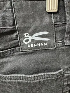 DENHAM ブラックデニム W29 L32 黒 スキニーのサムネイル