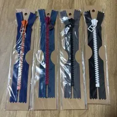 【新品】日本紐釦貿易 カラー カクテル ファスナー 3点セット