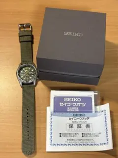 SEIKO クロノグラフ 逆輸入 海外モデル SND377R ミリタリーデザイン