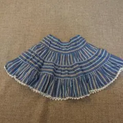 2回着用のみ　mezzo piano　メゾピアノ　デザイン　スカート 110