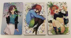 五等分の花嫁 アトレ秋葉原 カード 三玖 四葉