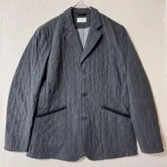 GLOBAL WORK/ キルティングジャケット グレー XL