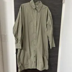 Uniqlo U　シャツワンピース　オリーブ　サイズM 最終値下げ
