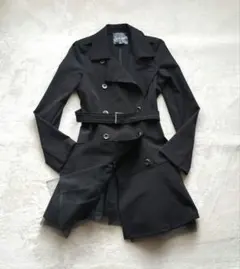 DENNYROSE イタリア製ブラックトレンチコートチュール2way Sサイズ