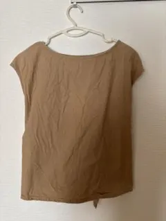 バックリボンリネンシャツ