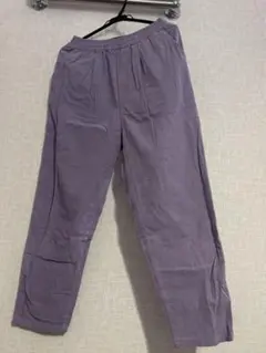 パープル カジュアルパンツ コット(samansa mos2)